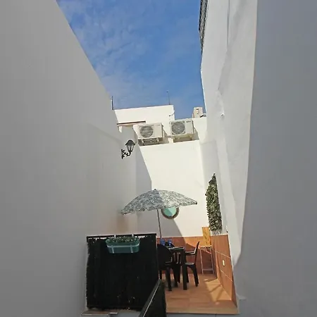 White Typical House In The Heart Of Nerja