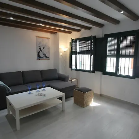 White Typical House In The Heart Of Nerja